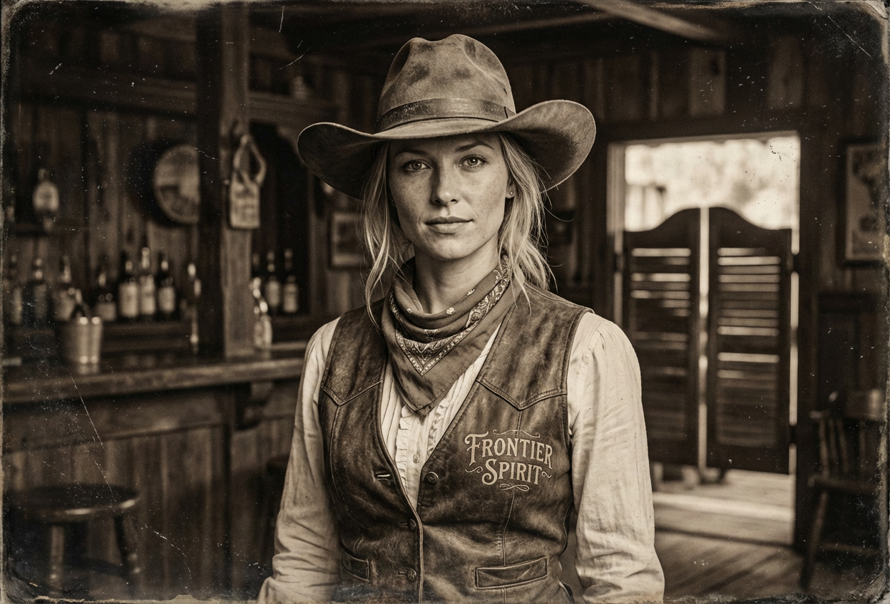 Example created with AI Wild West Filter