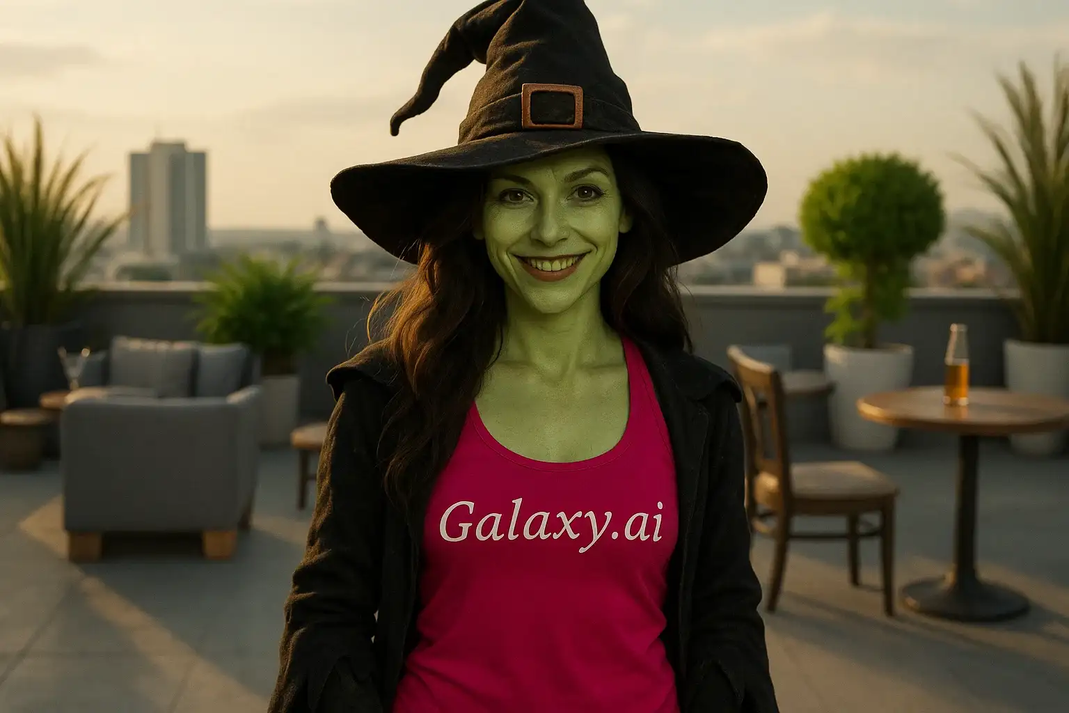 Example created with AI Witch Filter